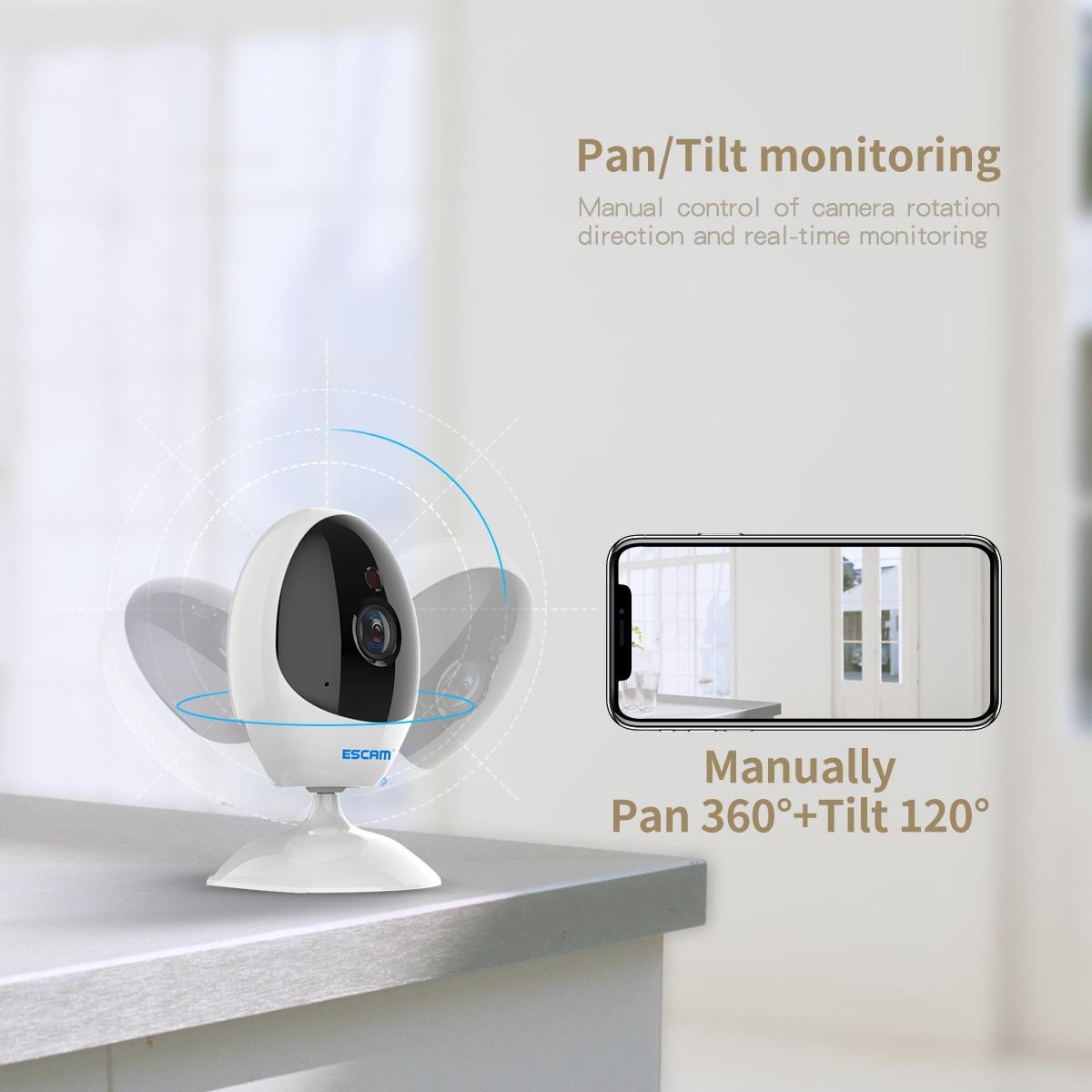 Wireless Indoor Ptz Camera With Ai Detection And Night Vision-1915197126049140744