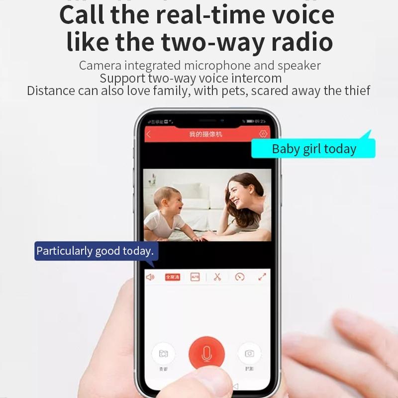 2.0Mp Wifi Light Bulb Camera With Motion Detection And Night Vision - White-1964932217281056775