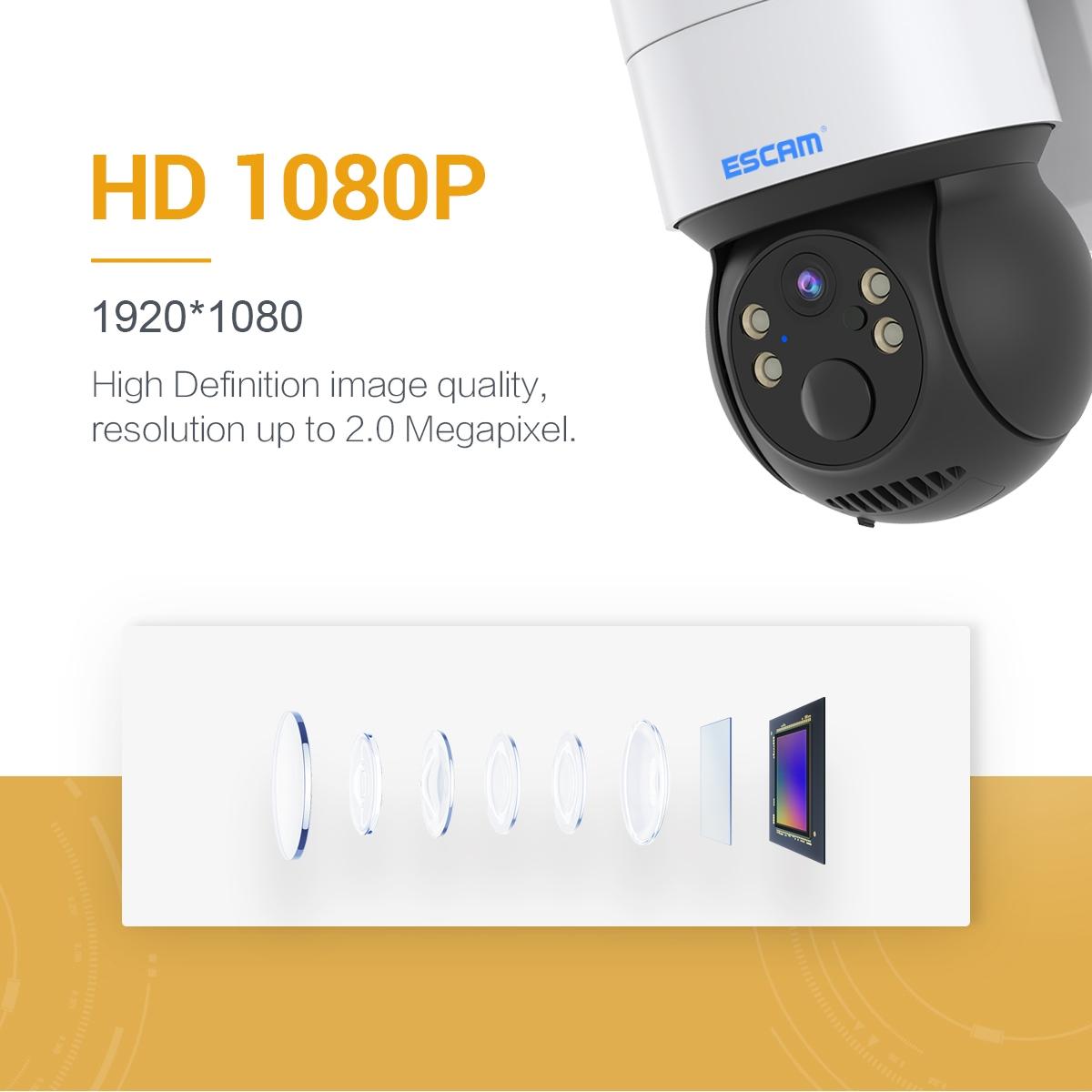 2Mp Solar Wifi Camera With Night Vision And Two-Way Audio - Black-1915196871832375303