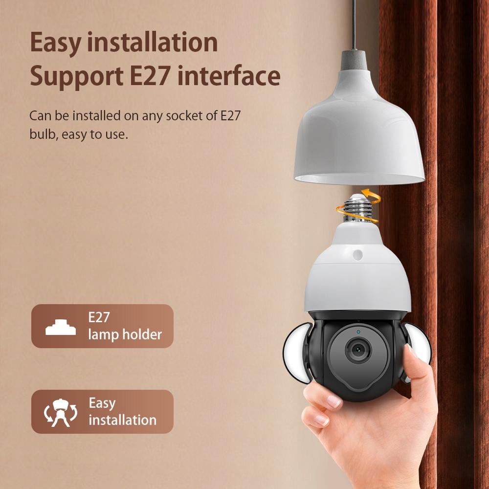 5Mp Floodlight Camera Bulb - E27-1915197194894446597
