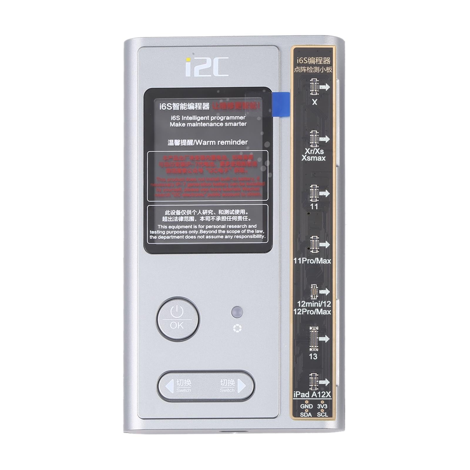 Intelligent I2C / I6S Programmer For Iphone X / 12 - Dot Matrix Test Board-1915197531197935620