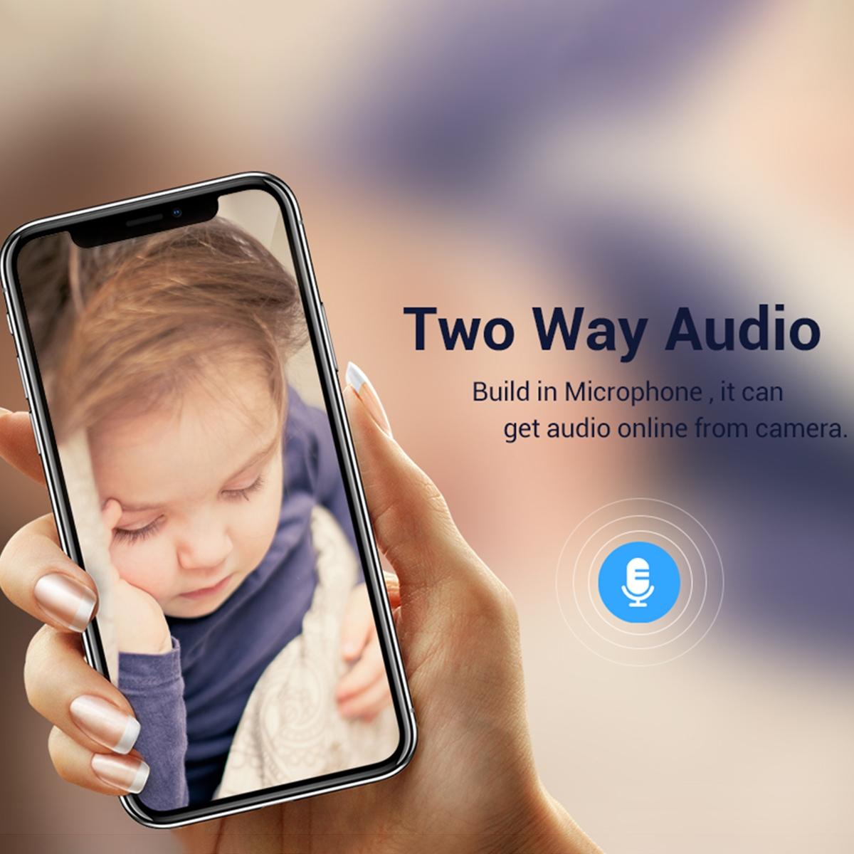 2Mp Wifi Camera With Motion Detection Tracking Sound Alarm Cloud Storage Two-Way Audio Night Vision-1964932290895286281
