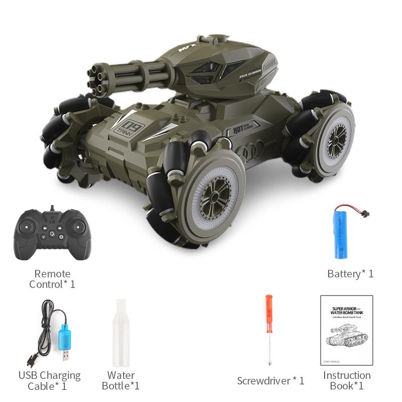 Universal Wheel Rc Drift Car - Single Control Green-1915196711509299201