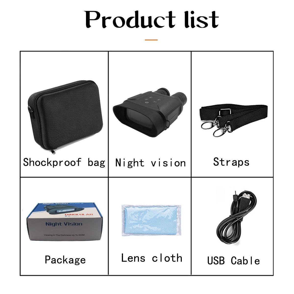 Hd Infrared Binoculars For Outdoor Hunting-1962691925387644931