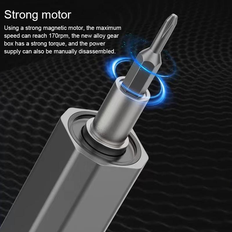 66-Piece Mini Electric Screwdriver Set-1922443428650684418