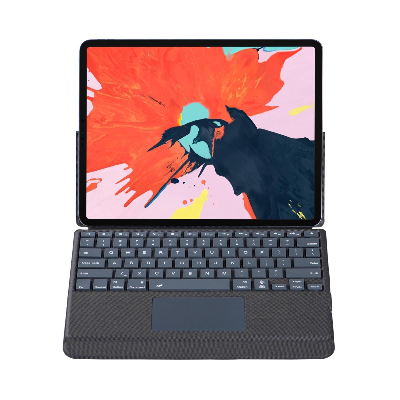 Backlit Bluetooth Keyboard Leather Case For Ipad Pro 12.9 - Black-1915196816069103617