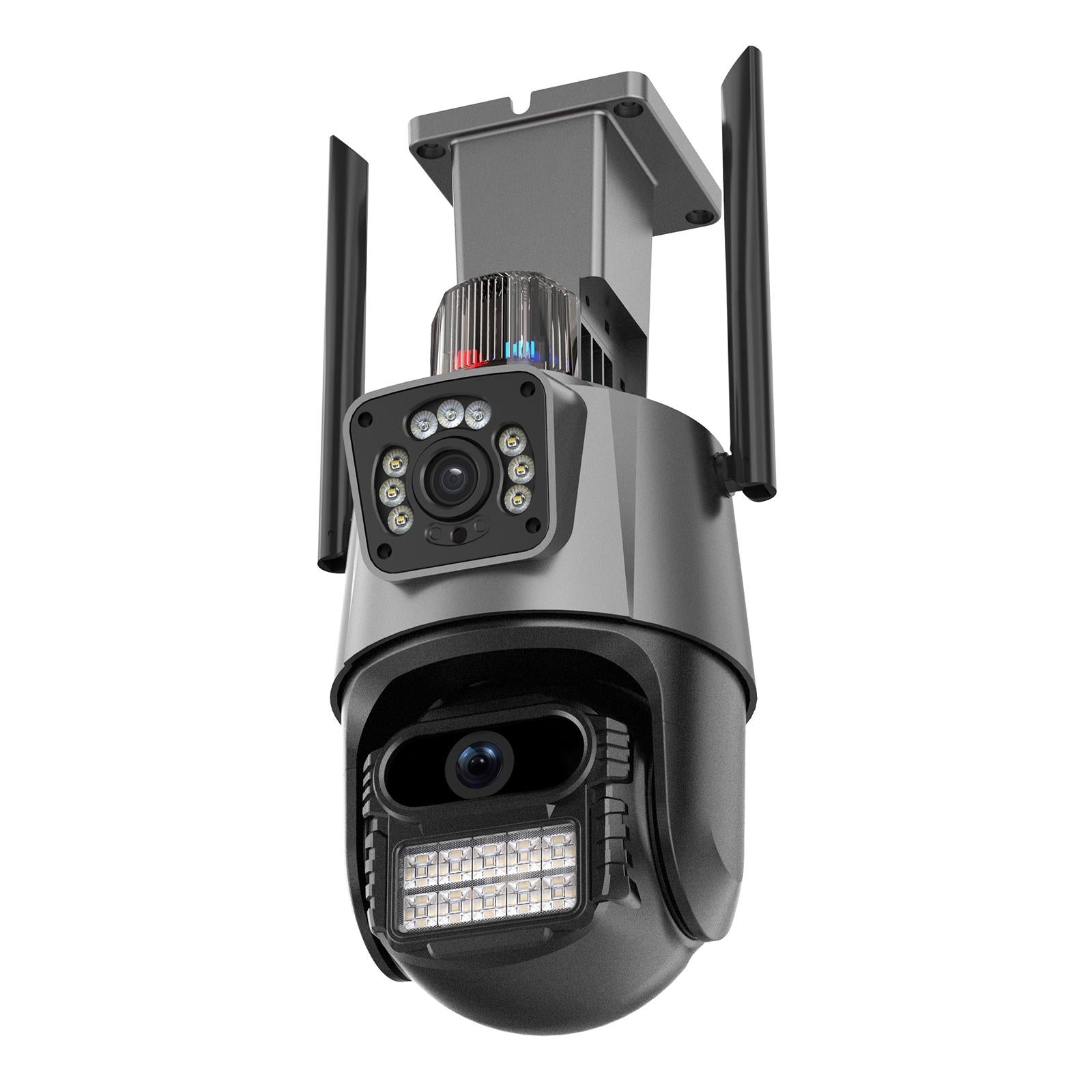 Smart Dual 2Mp Wifi Spherical Ip Camera With Humanoid Recognition And Alarm-1964932337900851200