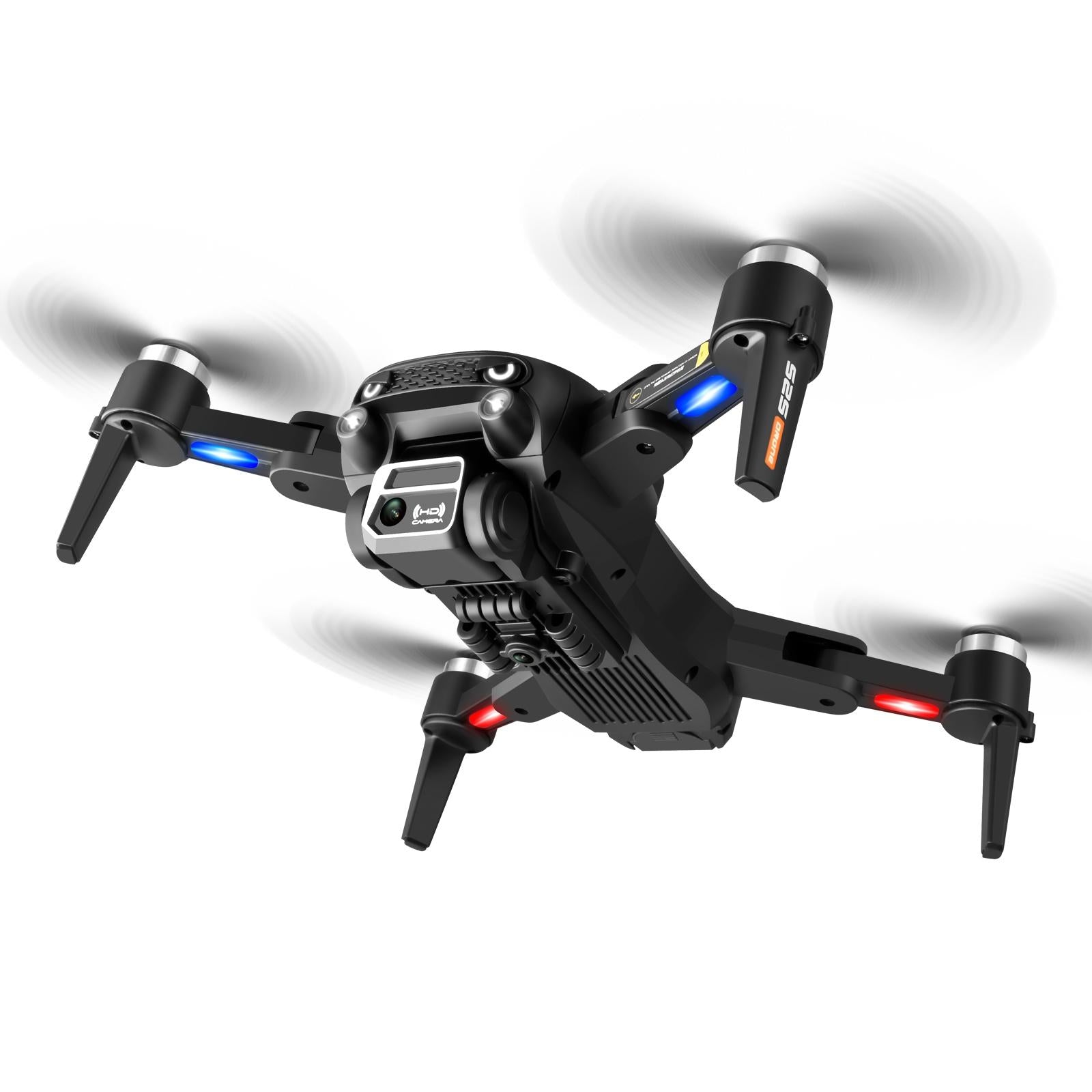 Foldable Dual Lens Drone With Obstacle Avoidance - 4K Aerial Photography White-1922443463115280386