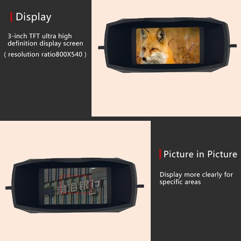 Full Colour 4K Hd Binocular Night Vision For Outdoor Hunting-1915197739621289990