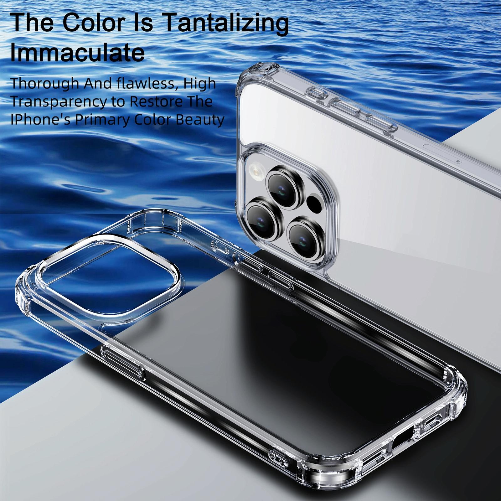 Crystal Clear Shockproof Phone Case For Iphone 15 By Ipaky-1915196657721544707