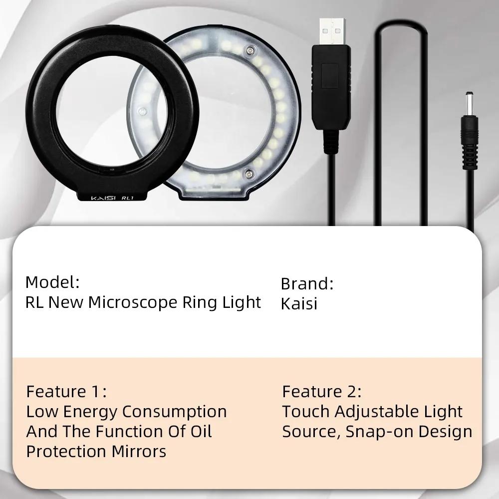 Adjustable Usb Microscope Ring Light - Kaisi Rl1 28 Beads-1915197575498174467