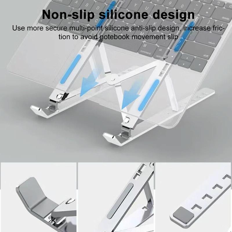 Lenovo Thinkplus Folding Laptop Stand - Silver-1964932204333240321