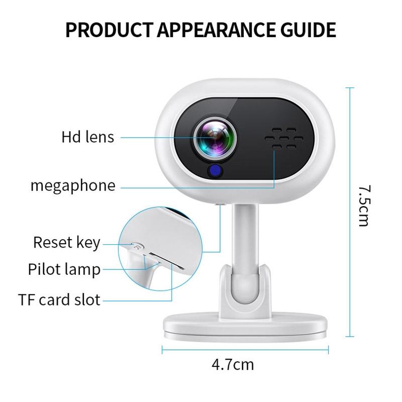 1080P Hd Wifi Smart Surveillance Camera With Two-Way Voice & Infrared Night Vision - A4-1915198237736833031
