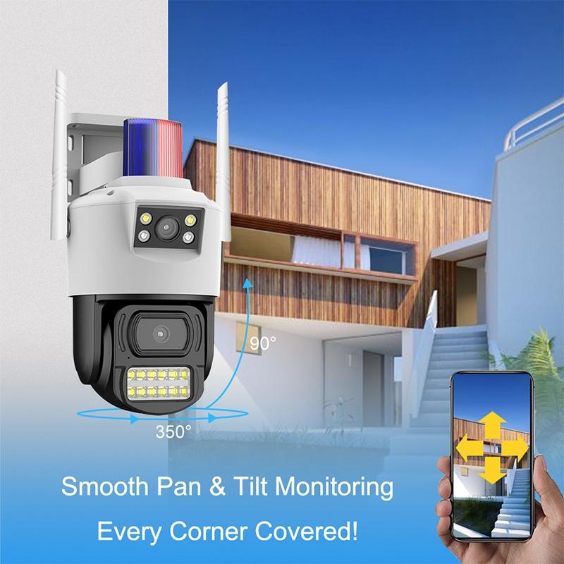 Outdoor Dual Lens Wifi Camera - Waterproof 2Mp-1915196517958946824