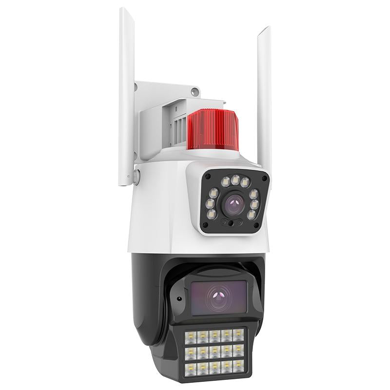 Smart Dual Camera With Wifi Two-Way Voice Intercom & Humanoid Detection - 4Mp-1915196525378670594