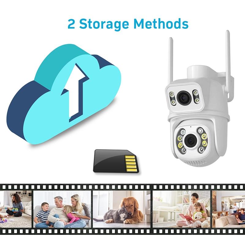6Mp Dual Camera With Wifi Two-Way Voice Intercom & Ai Recognition-1915196518990745608