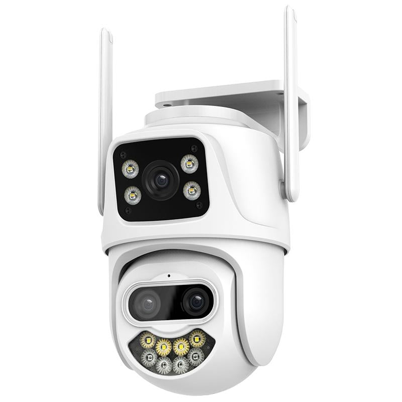 3Mp Wifi Triple Camera With Two-Way Voice Intercom & Infrared Night Vision - Supports-1915196528482455552