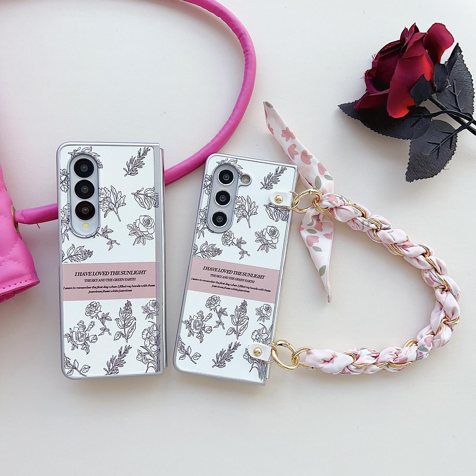 5G Pearlescent Paint Pc Case With Diy Scarf Bracelet - Fold 4-1915196649886584837