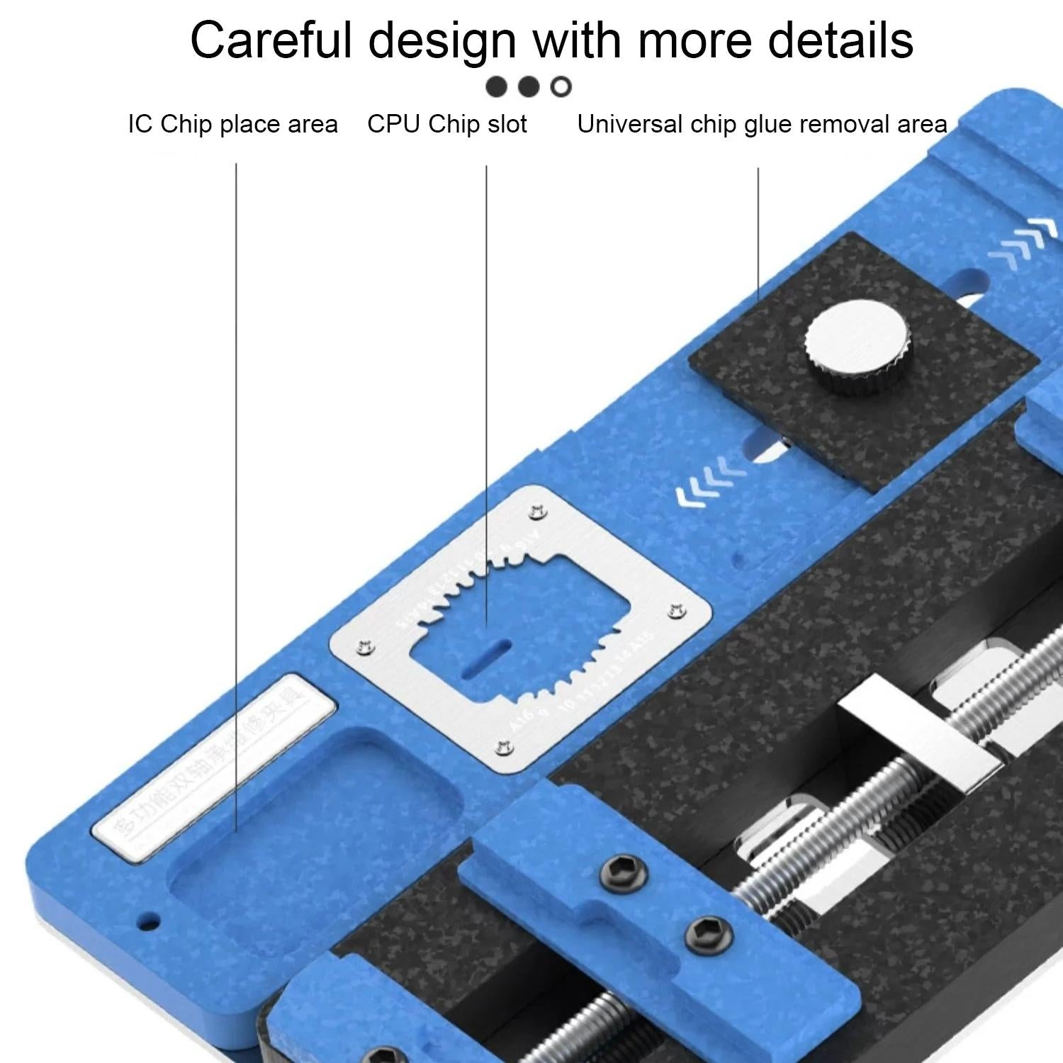 Universal Dual-Axis Fixture With Three Card Slots-1915198381161058306