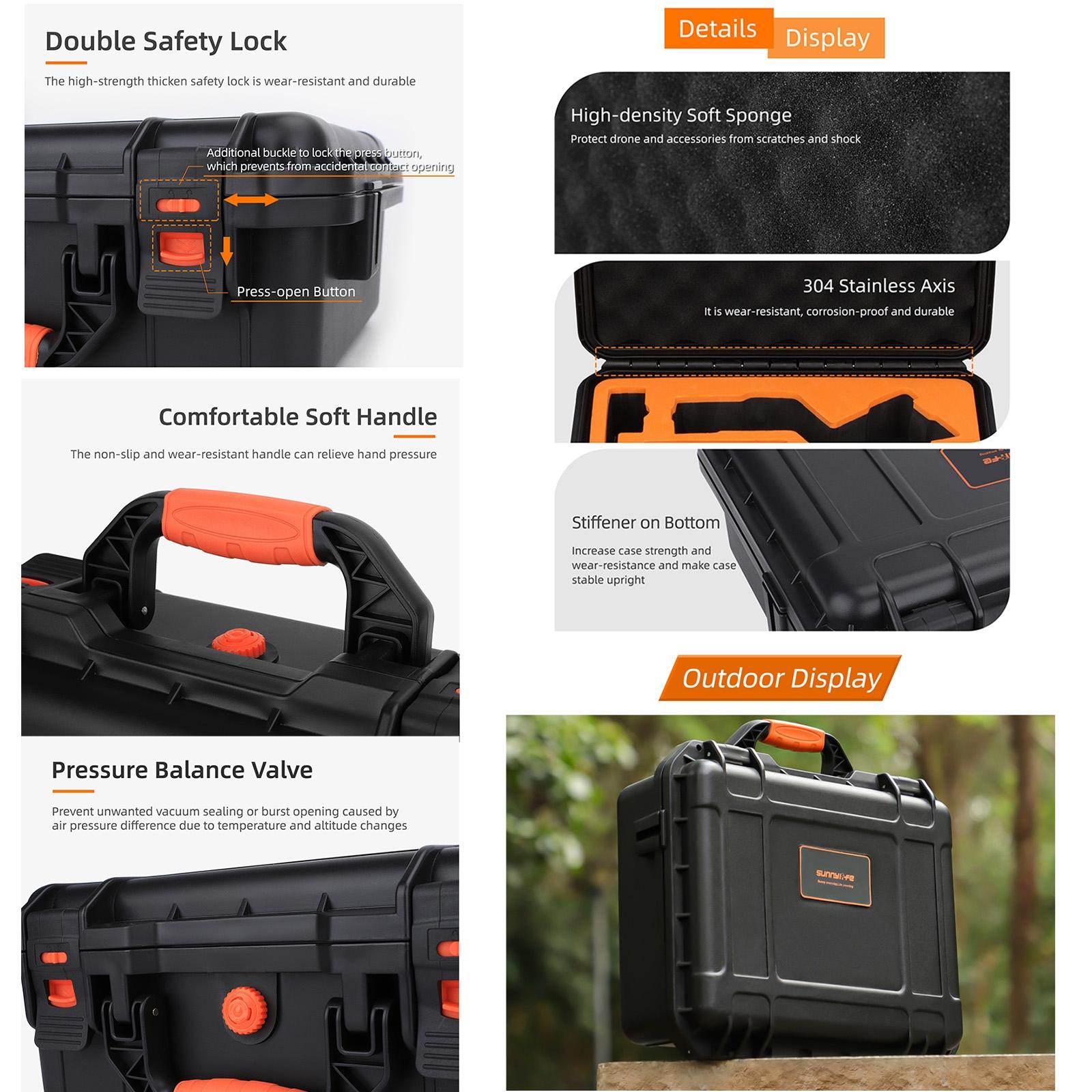 Waterproof Hard Case For Dji Rs 4 - Safety Carrying Box-1964932176759885829