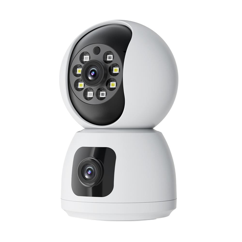 Waterproof Smart Wifi Camera With 4Mp Zoom - Hd Indoor White-1915196654563233792