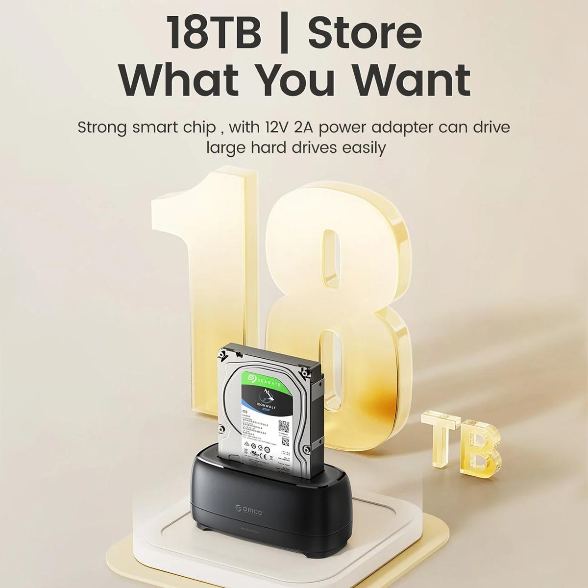 2.5 / 3.5 Sata Drive Dock - Single Bay-1915198292321505286