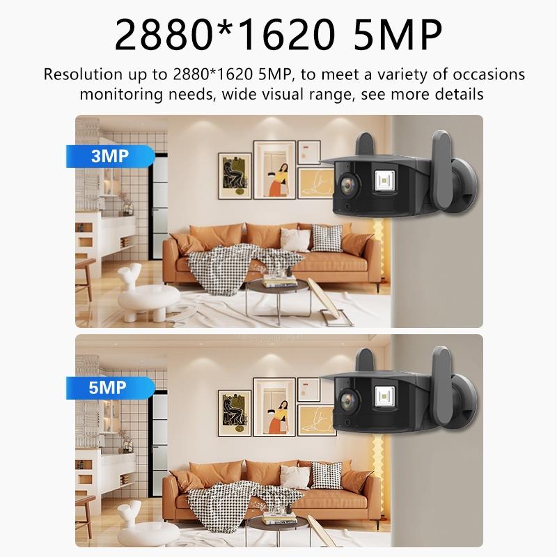 Smart Hd Wireless Ptz Camera - 5Mp Grey-1915196658229055493