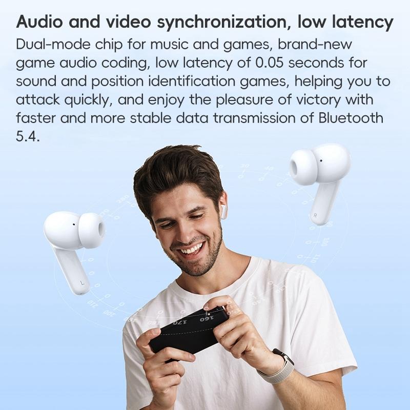 Wireless Active Noise-Cancelling Earbuds - White-1915196819571347465
