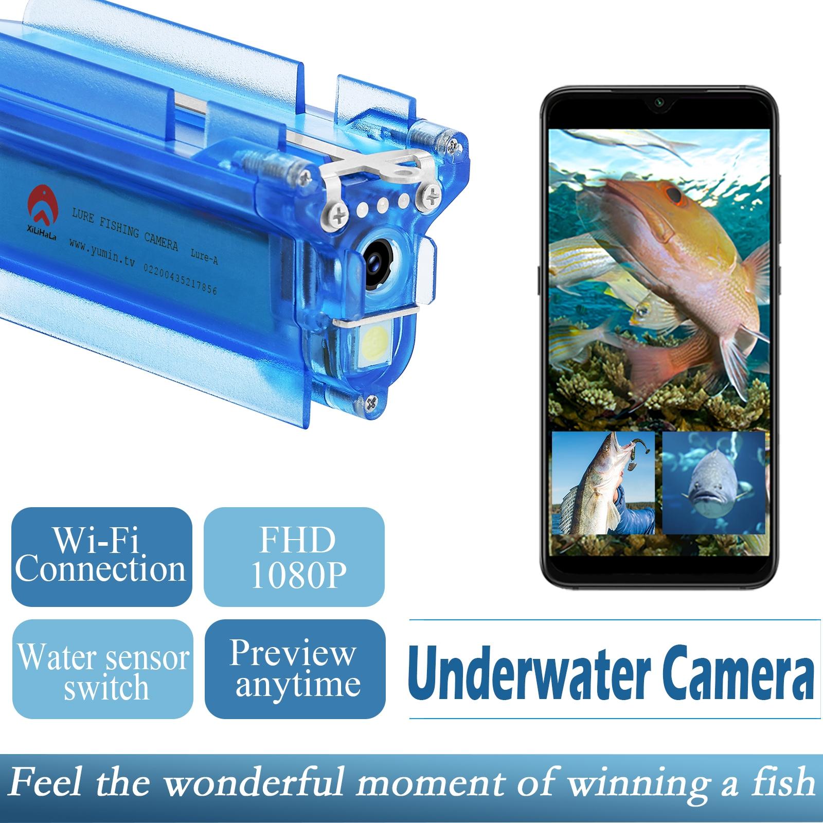 Wireless Underwater Fishing Camera With Loop Recording And Remote Control - Blue-1915196892275412995