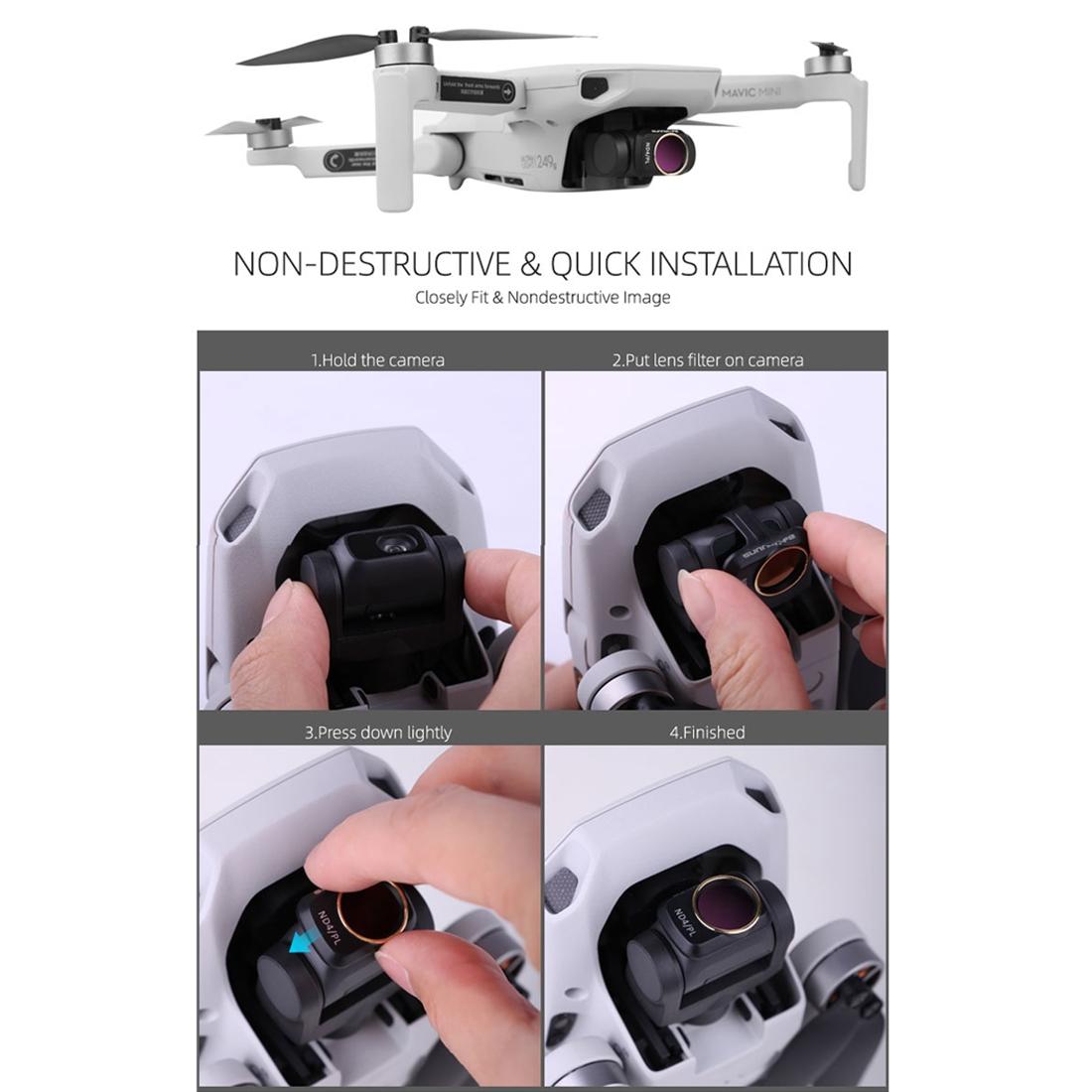 6-In-1 Drone Lens Filter For Dji Mavic Mini / Mini 2 - Mm Fi9258-1915197407927341064