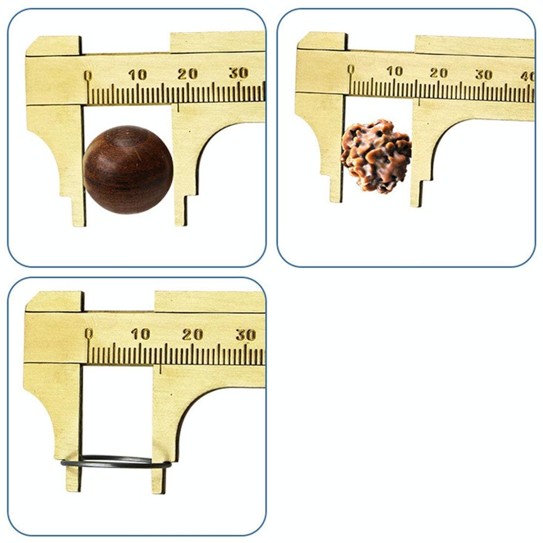 Mini Brass Sliding 80Mm Vernier Caliper For Jewelry Measurement-1915198071252324354