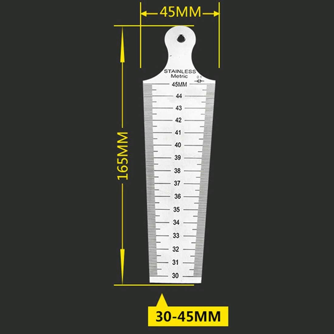 Stainless Steel Taper Gauge For Measuring Wedge Gaps 30-45Mm-1915198227095883778