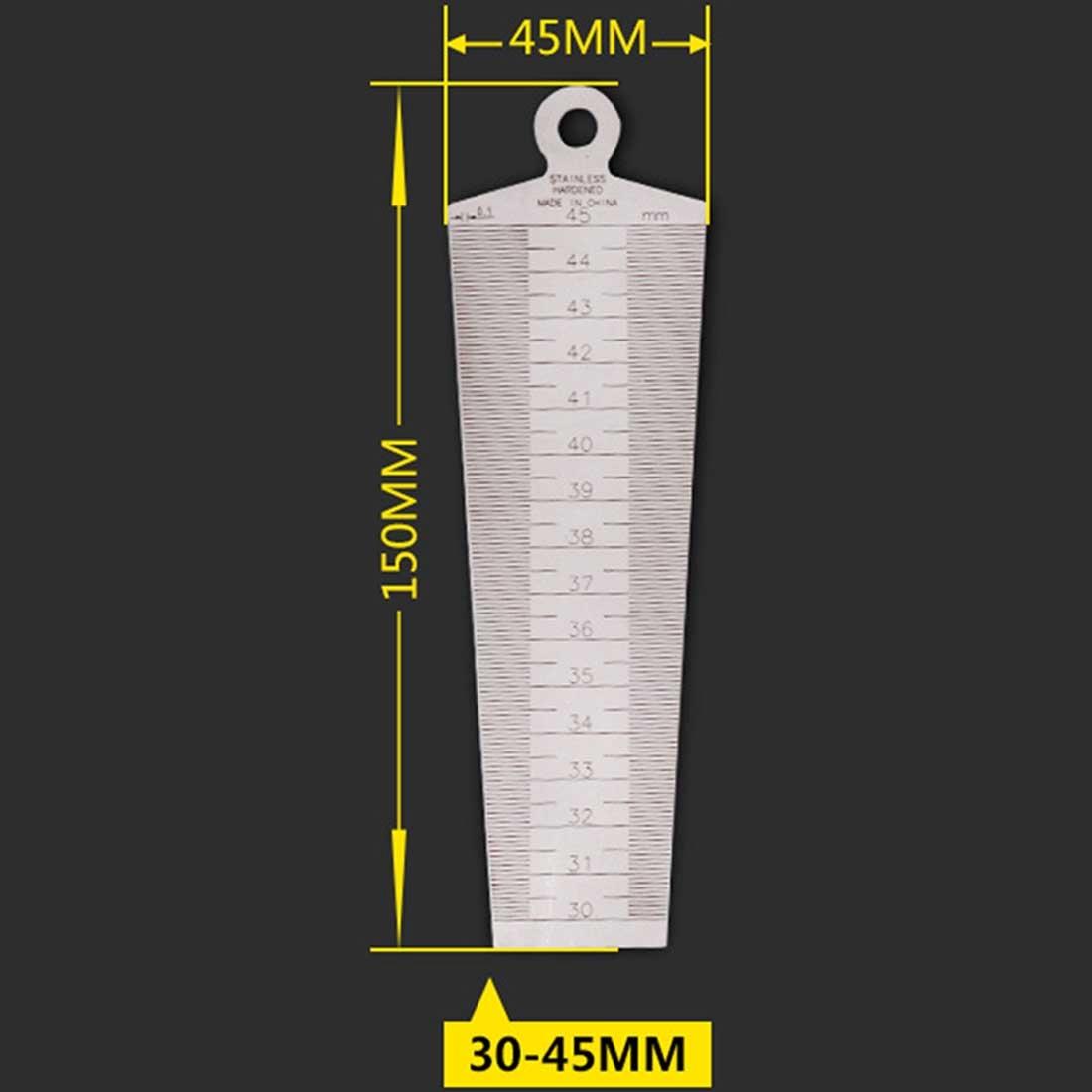 Stainless Steel Taper Gauge For Gap Measurement 30-45Mm-1915197396070043650