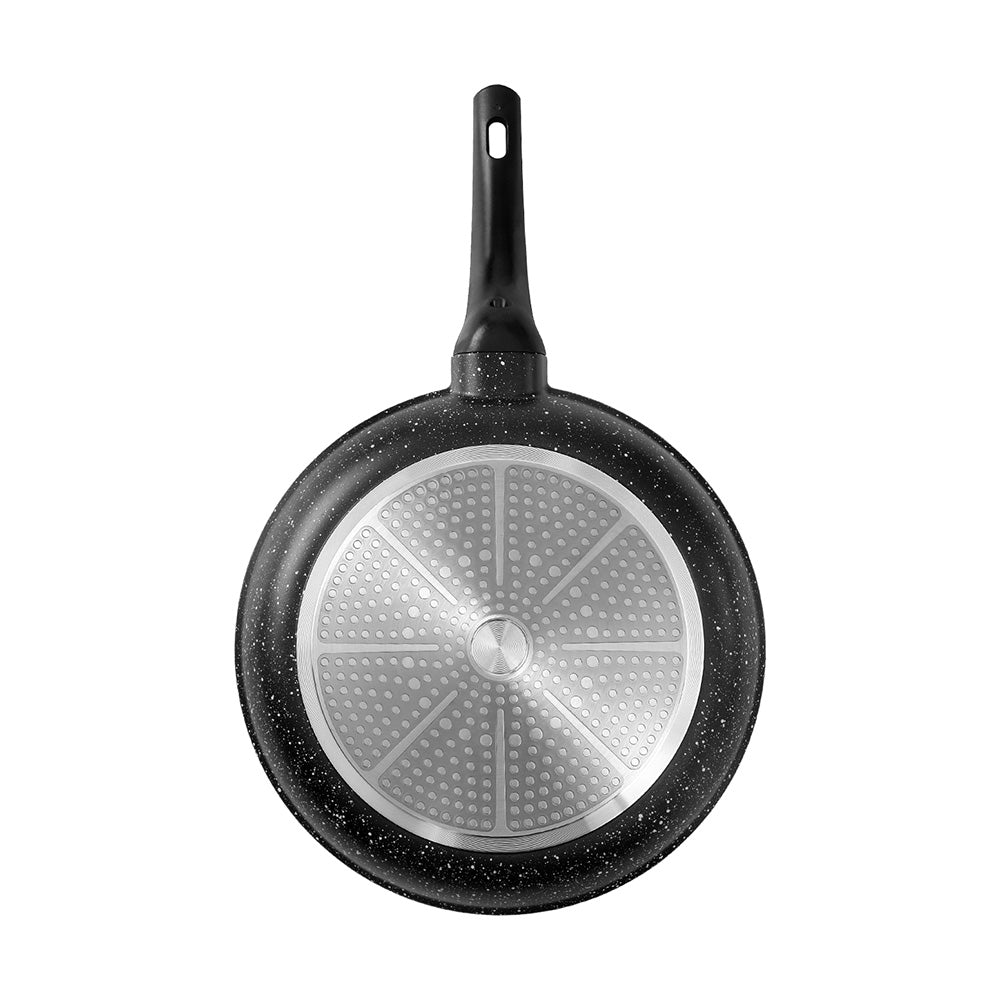 5-Star Chef Non Stick Frying Pan Cast Aluminium Steak Skillet BBQ Cookware 30cm