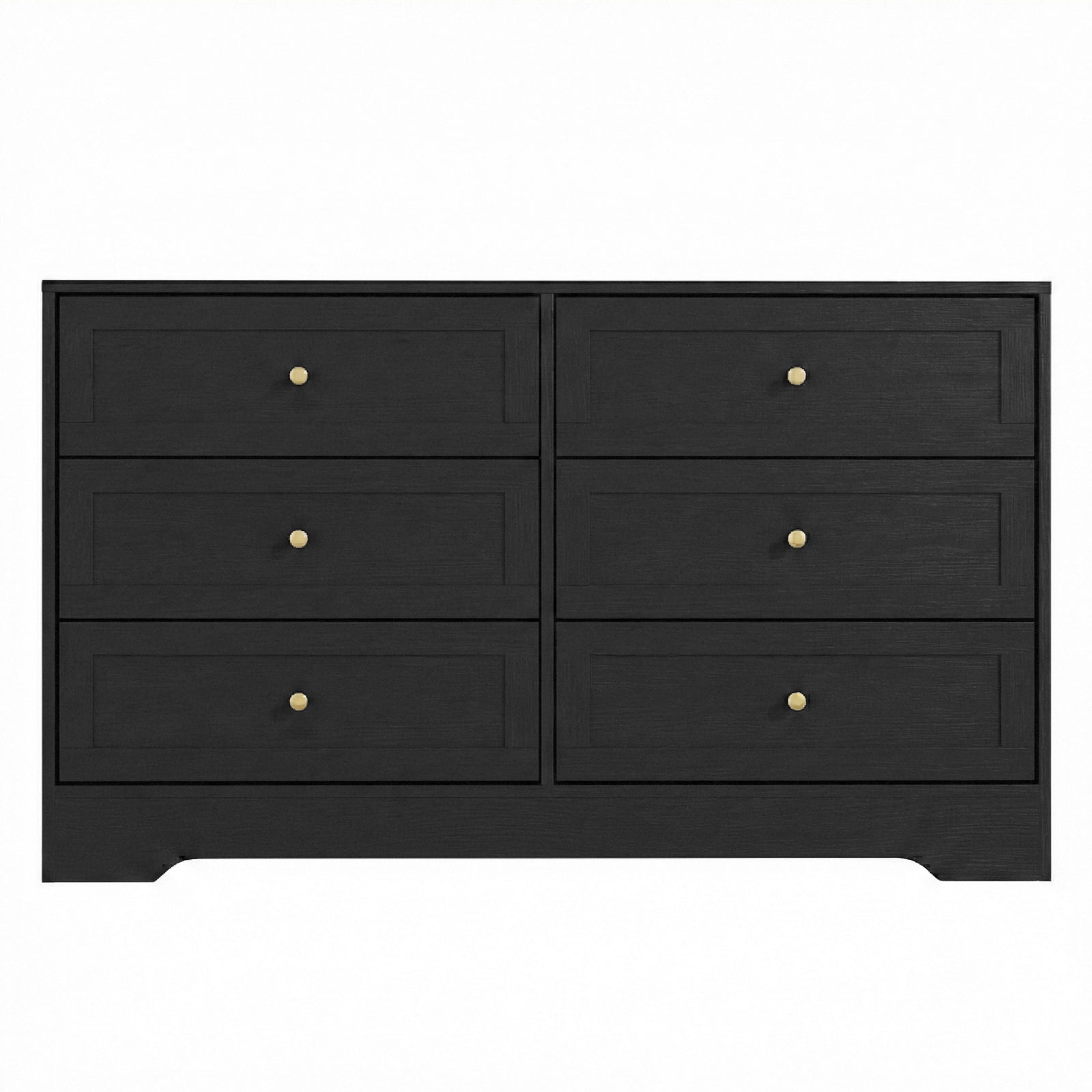Artiss 6 Chest of Drawers Tallboy Cabinet - LEIF Black