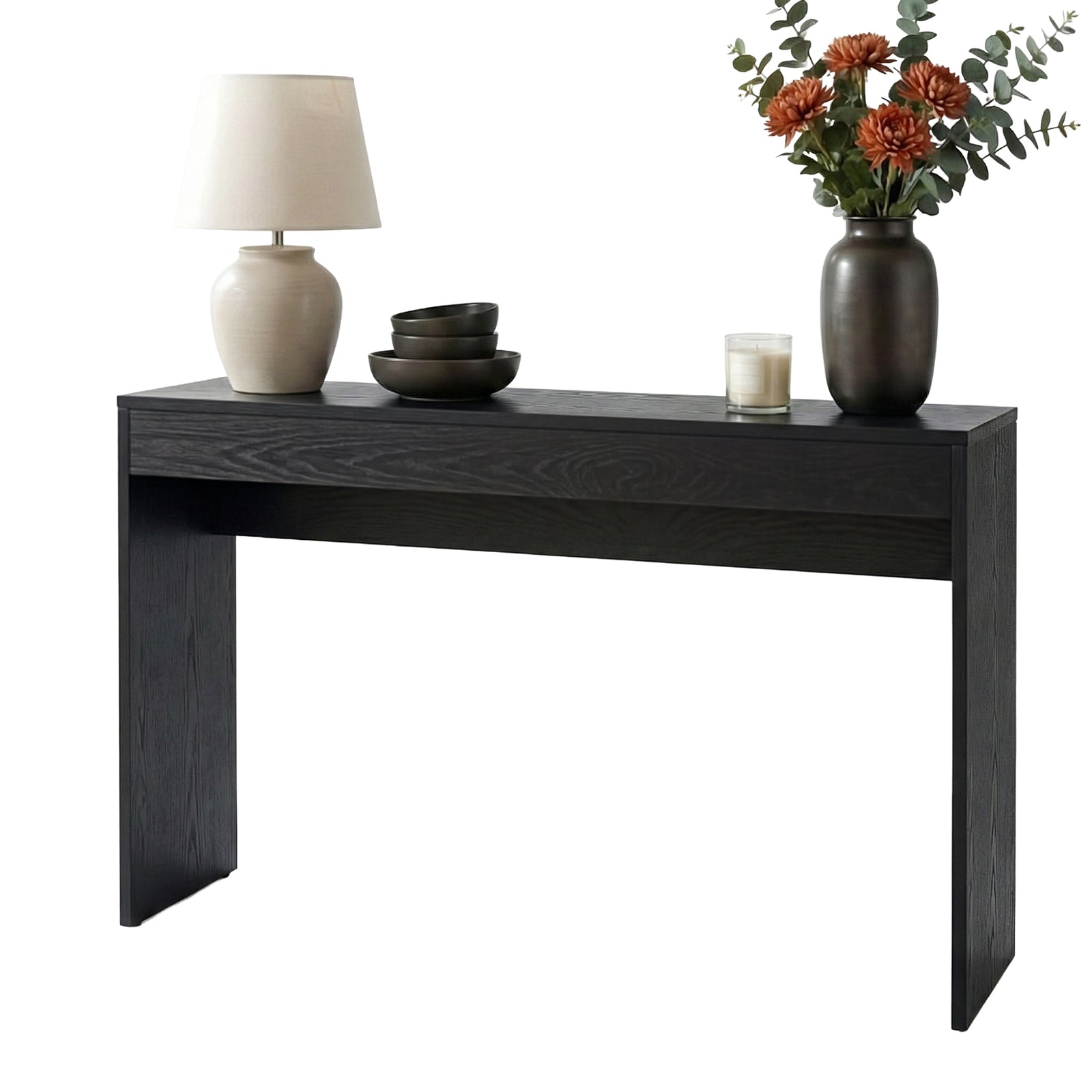 Artiss Console Table Hallway Sofa Entryway Entrance 120CM Black