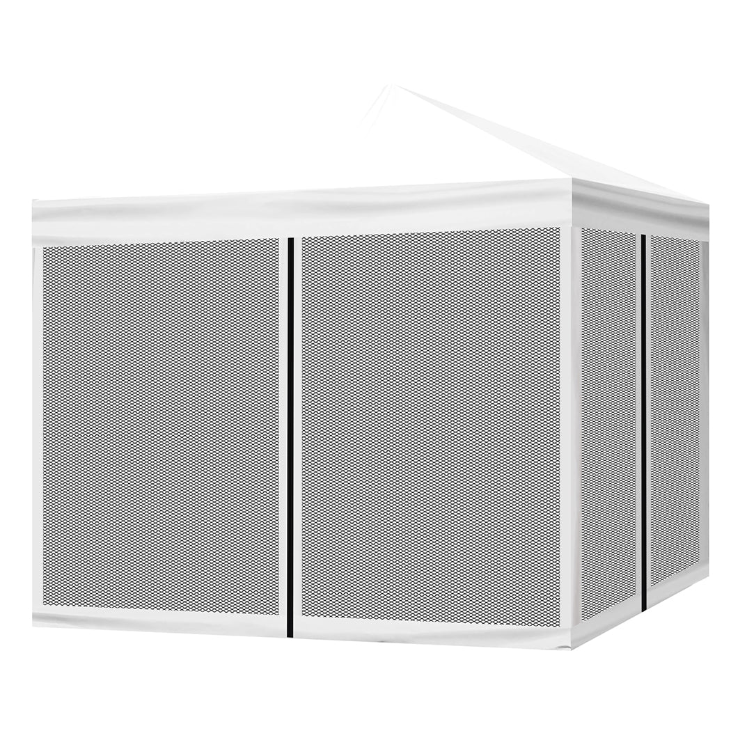 Mountview Gazebo 3x3 Marquee Pop Up White-1954802644396675072