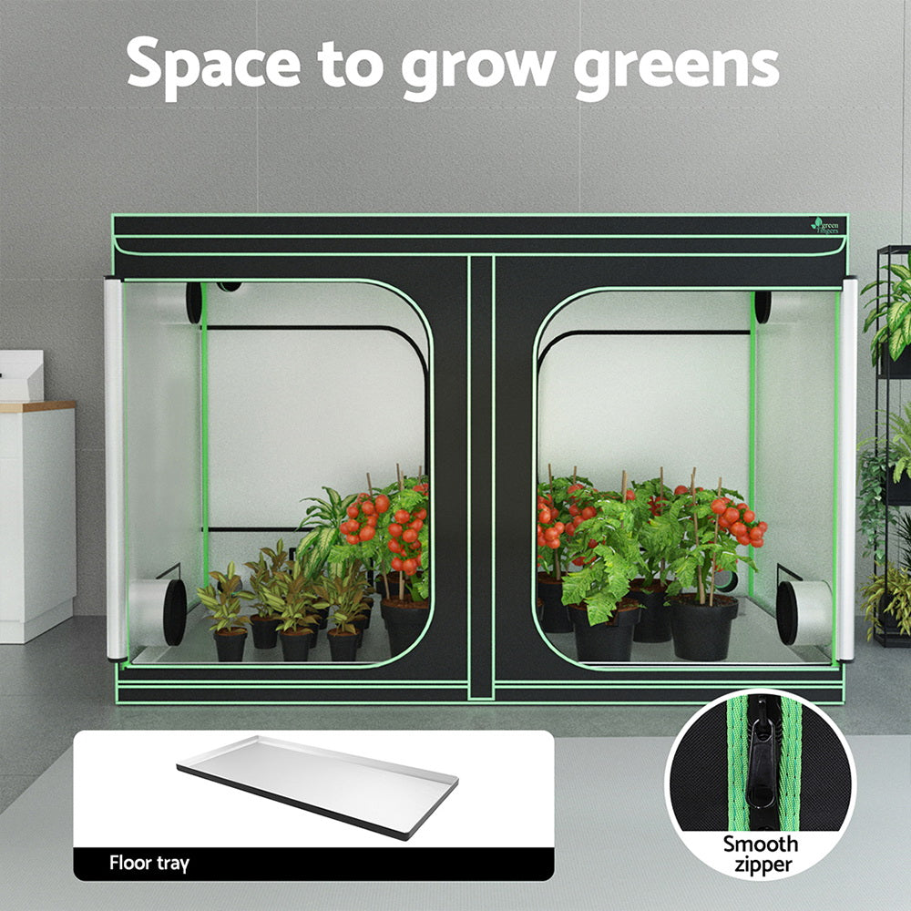 Green Fingers Grow Tent Kits 300x150x200cm Hydroponics Indoor Plant Grow System