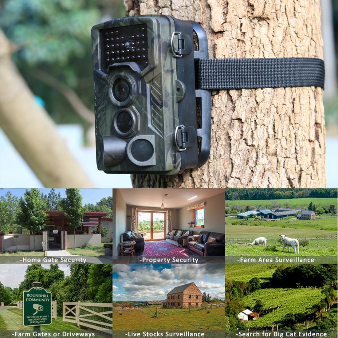 8Mp Waterproof Trail Camera With Night Vision And Wide Angle Lcd-1915198384885600264