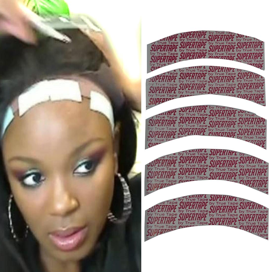 5-Piece Double-Sided Tape For Lace Wig Head Cover-1915197511790891008