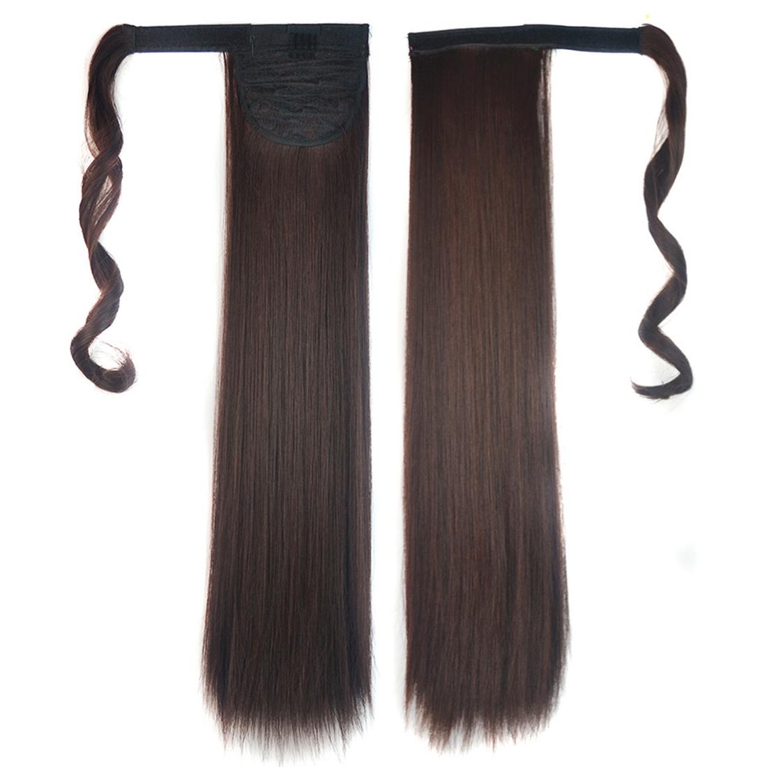 Long Straight Hair Wig Ponytail - Invisible Bandage Style-1915197235113627648