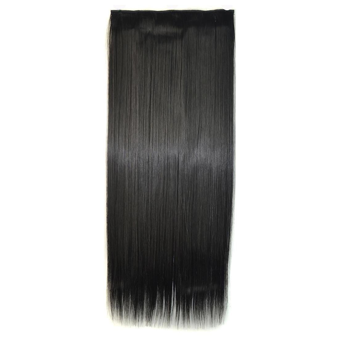 Long Straight Clip-In Wig Extension - 5 Pieces-1915198071071969280