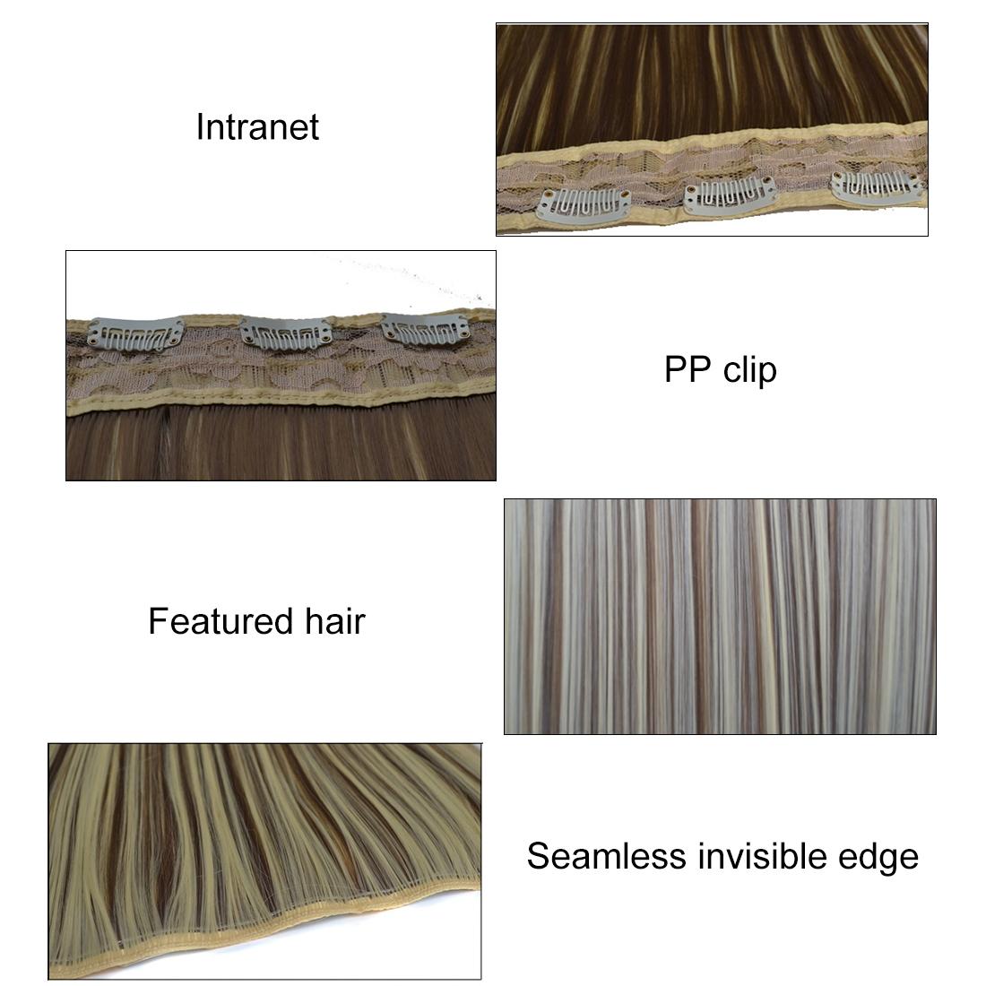 Long Straight 99J Wig With Five Clips-1915197684407472130