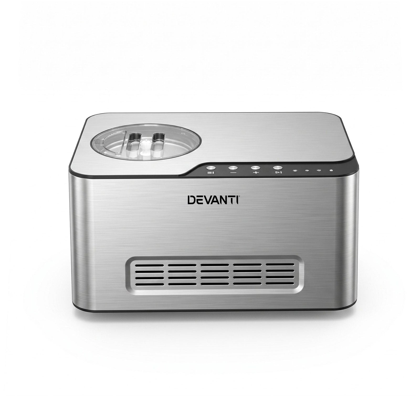 Devanti 2L 2-in-1 Ice Cream & Yogurt Maker Machine No Pre-Freezing Homemade Gelato Sorbet