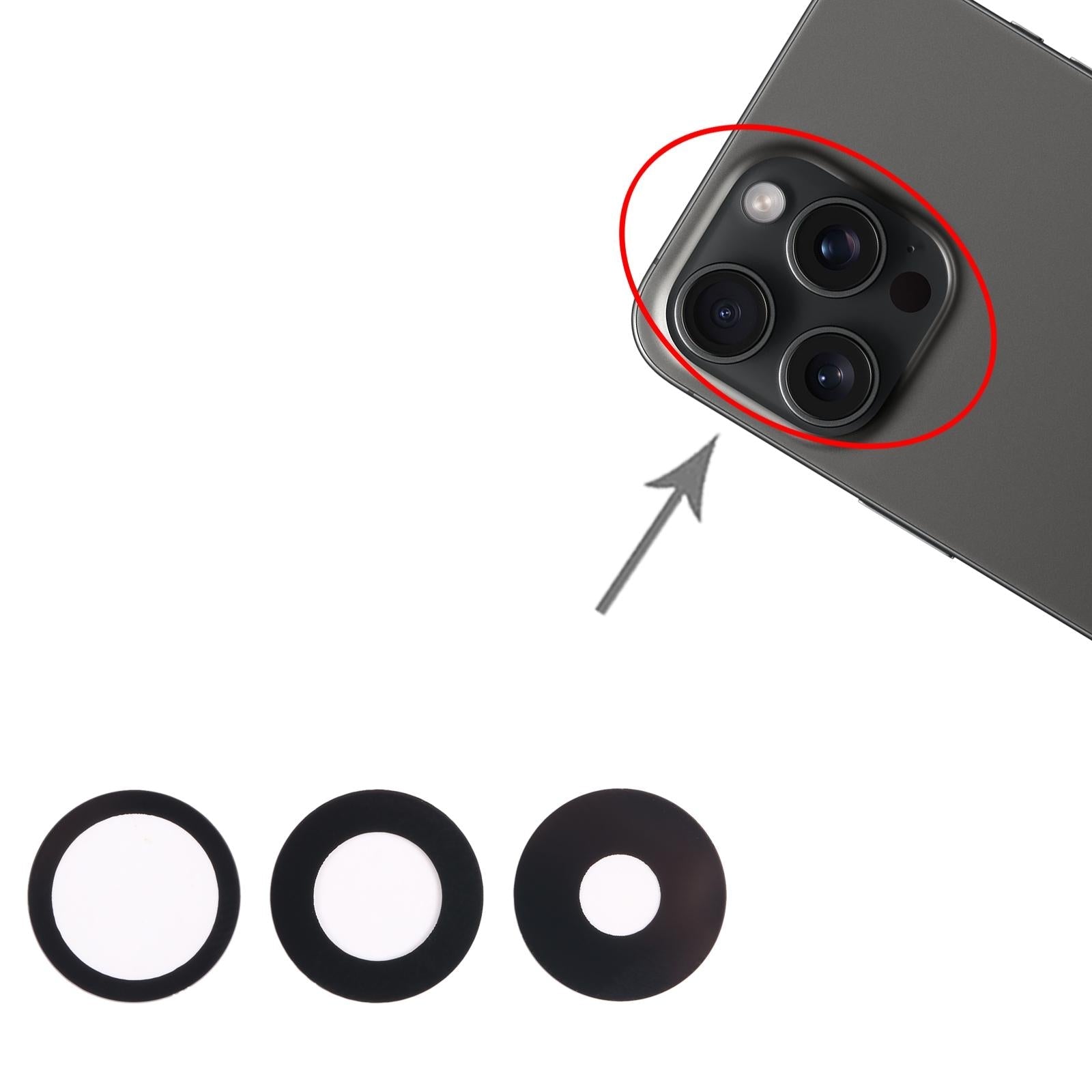 Triple Lens For Iphone 15 Pro - Back Camera Attachment-1915197697971851267