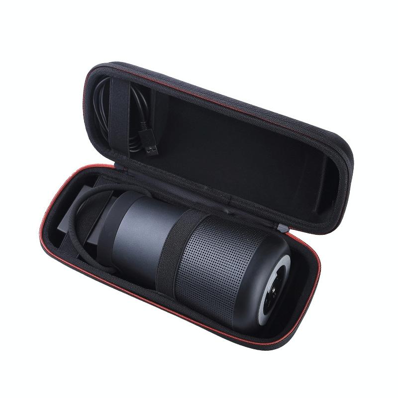Shockproof Eva Bag For Bose Soundlink Revolve Speaker - Black-1915196763128598529