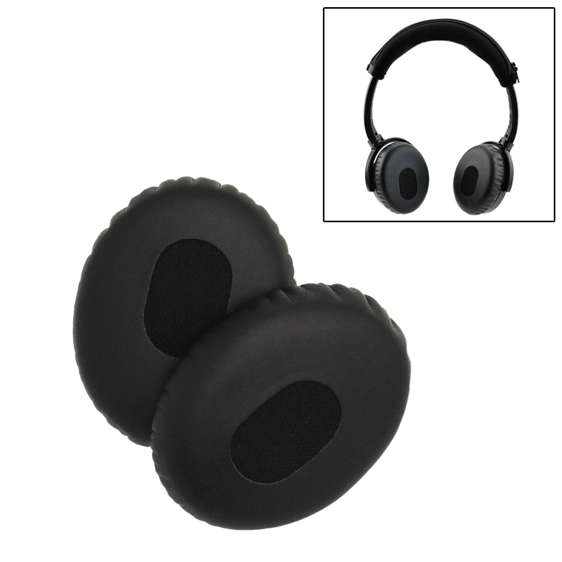 2-Pack Replacement Earpads For Bose Qc3 / Oe / On-Ear Headset - Black-1915196720434778118