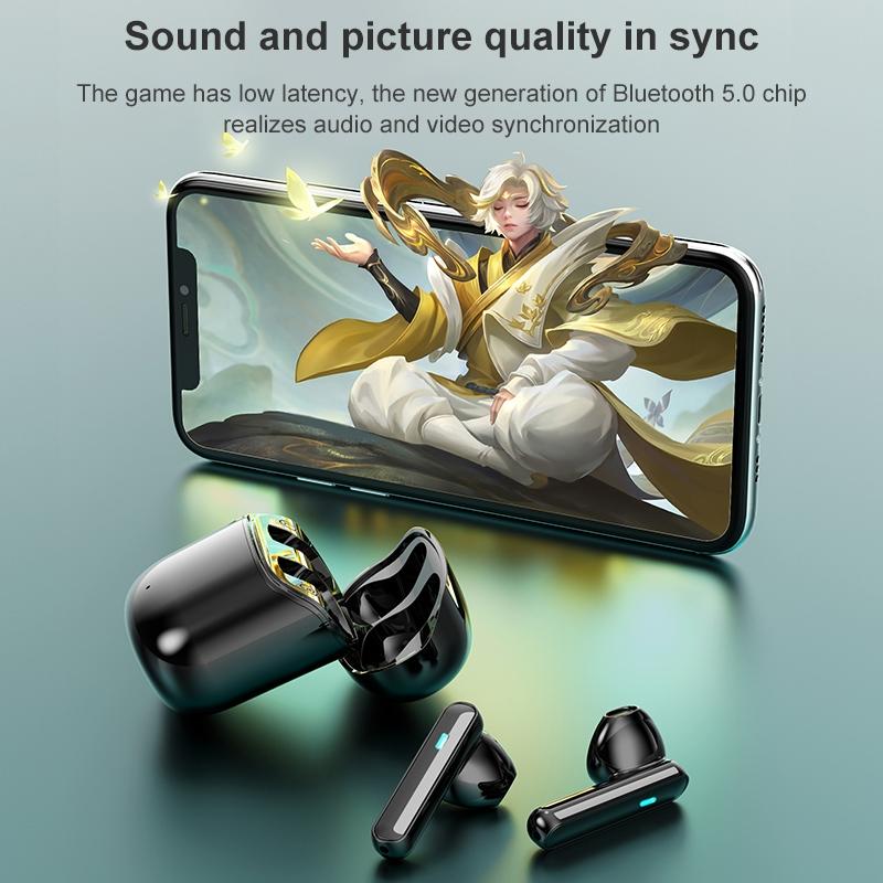 Wireless Bluetooth Earphones With Charging Box - T9 Sport-1915196669310406661