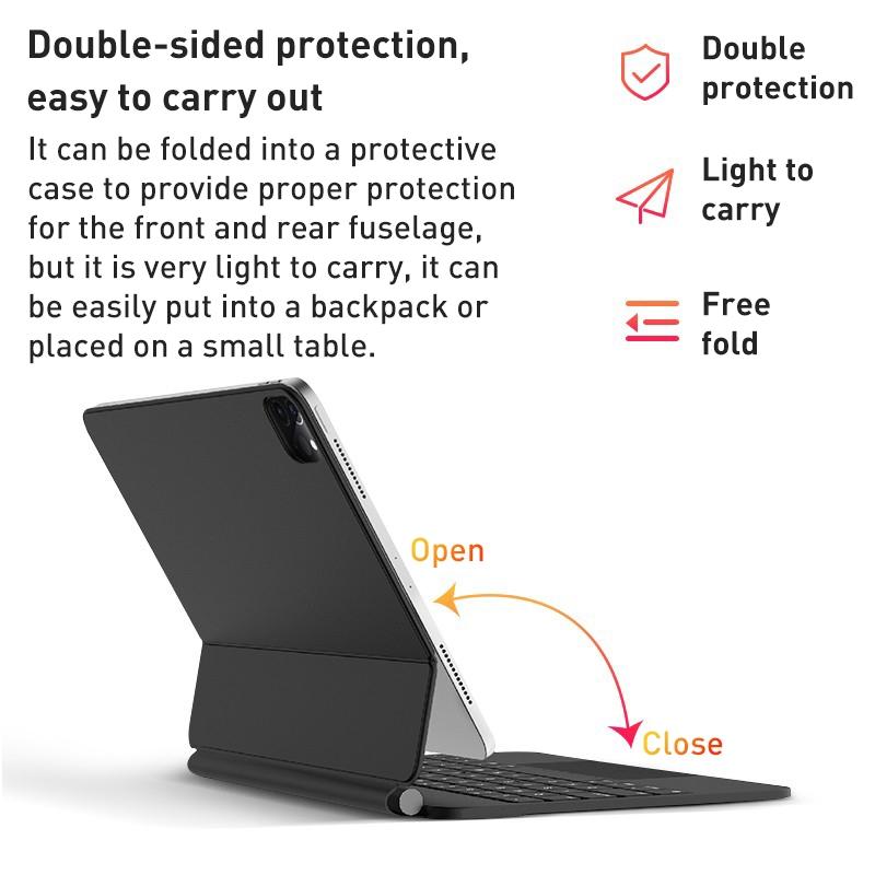 Magic Bluetooth Keyboard Leather Case For Ipad Pro 11 - Black-1915196754647715842