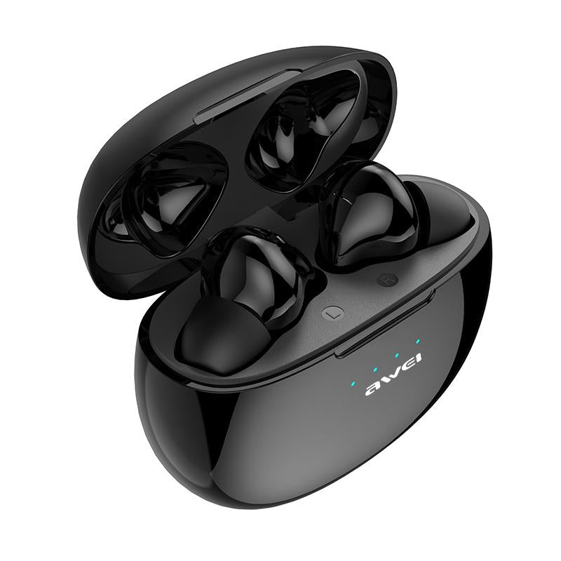 Wireless Sports Headset With Charging Case - T15 Tws Bluetooth V5.0 Black-1915196677946478594